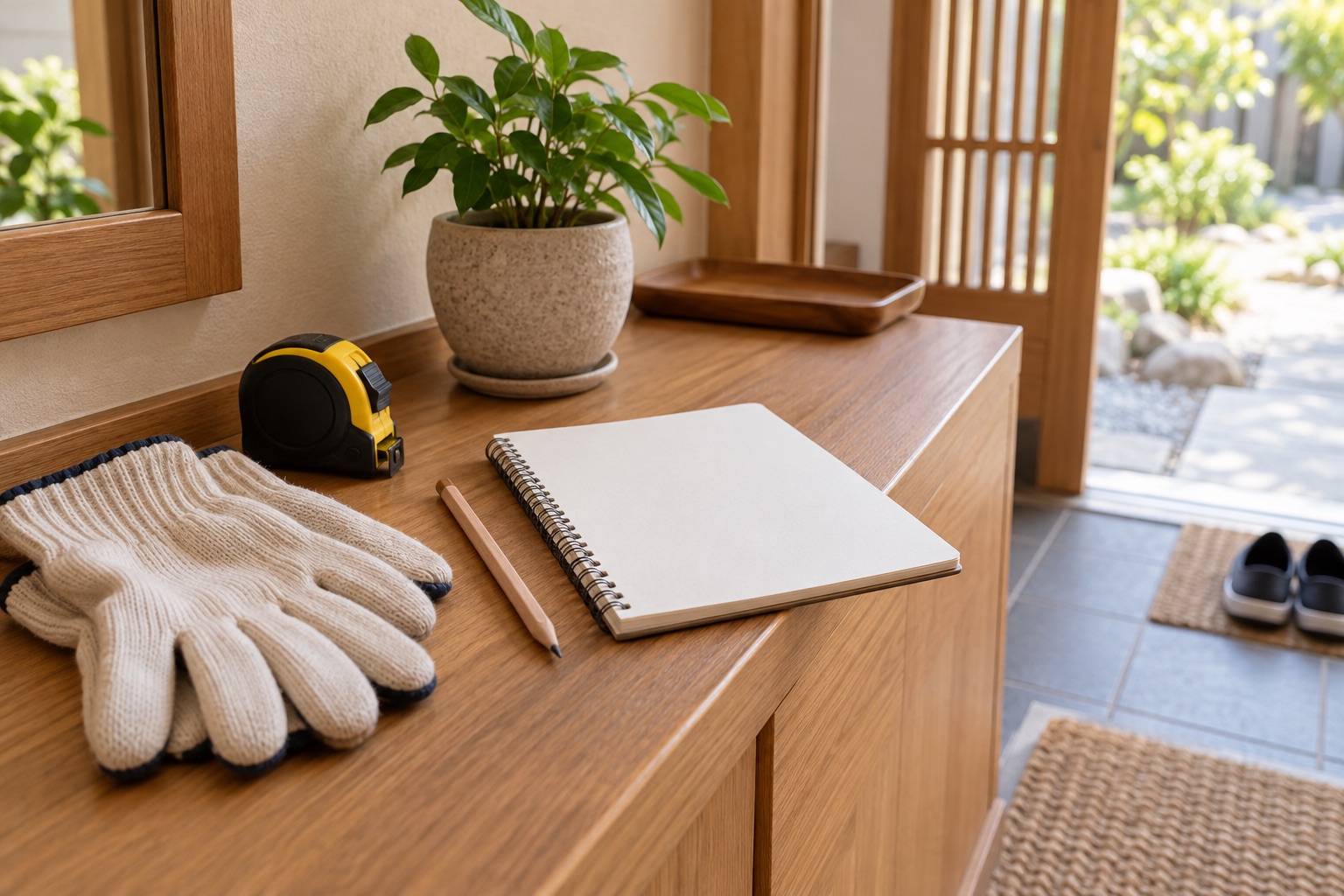 相談と見積もりを連想させる道具のイメージ画像